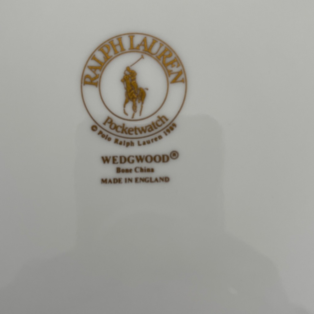 Ralph Lauren Classic discontinued charger plate 12 inches round Wedgwood - Picture 3 of 6